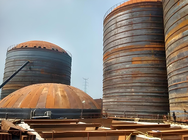 志丹焦粉钢板仓